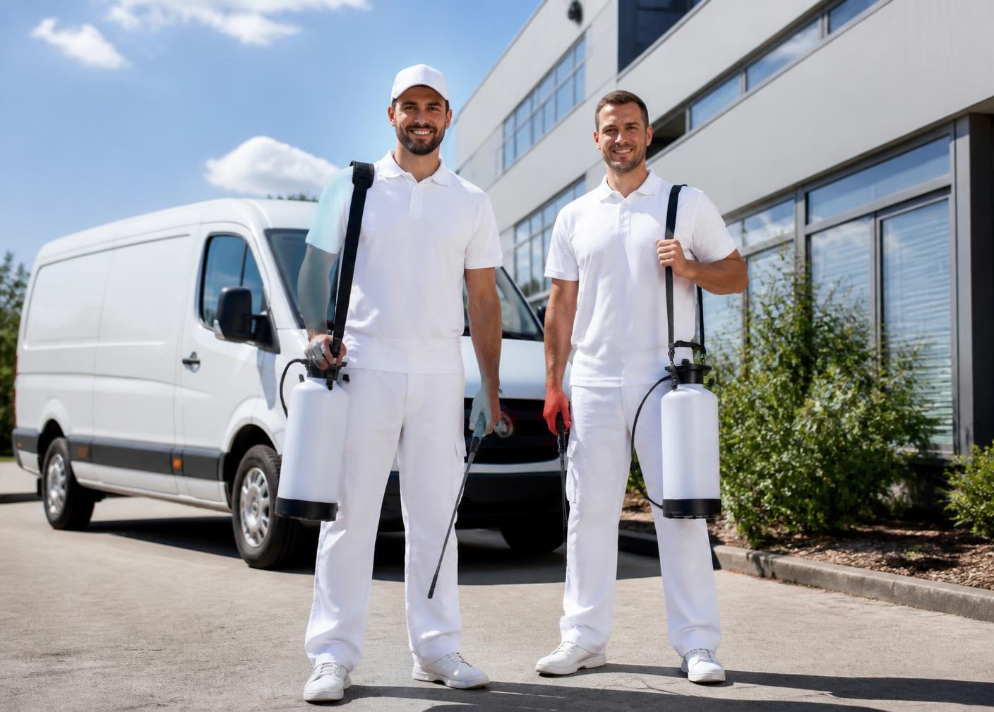 Equipe da PRAGNORTE Desinsetizadora pronta para atendimento